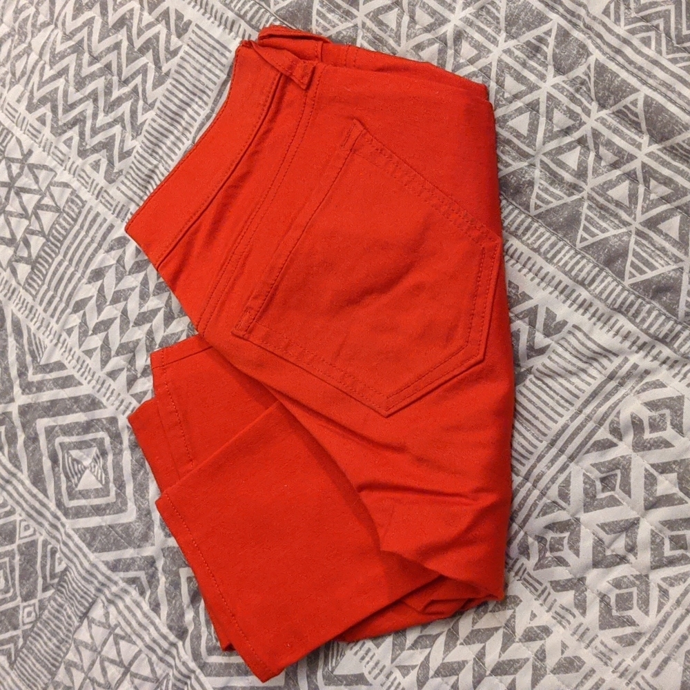 Old Navy Red Skinny Jeans Size 2